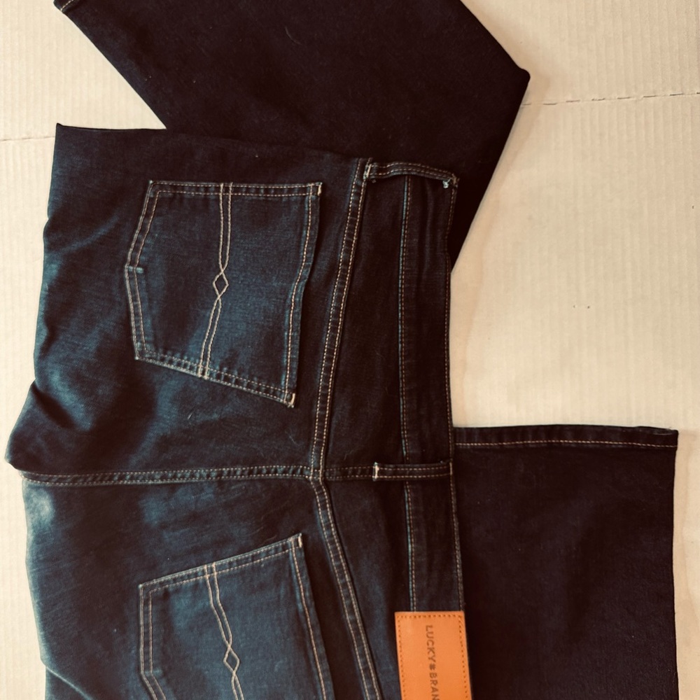 Lucky Brand Indigo Denim Jeans with Red Details - Picture 6 of 6